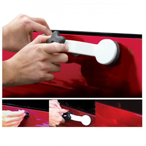 Інструмент для видалення вм'ятин на авто Clefers Pops-a-Den- Рихтування своїми руками - Клей, Пістолет, Присоска в комплекті IO-83 | Зображення 9