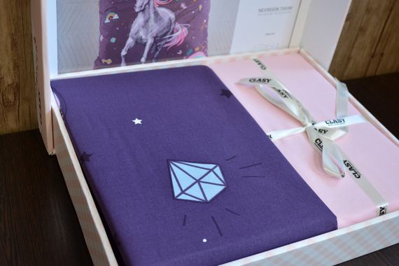 Дитяча постільна білизна Clasy Ranforce 160х220 Rainbow | Зображення 4