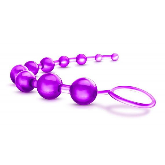 Анальний ланцюжок Blush B YOURS BASIC BEADS PURPLE | Зображення 1