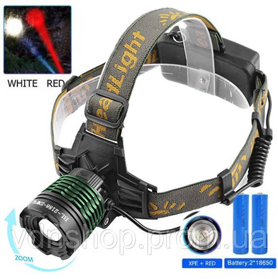Головний ліхтар із зарядним пристроєм, Налобний ліхтар яскравий, Налобні ліхтарі для активних людей EB-66