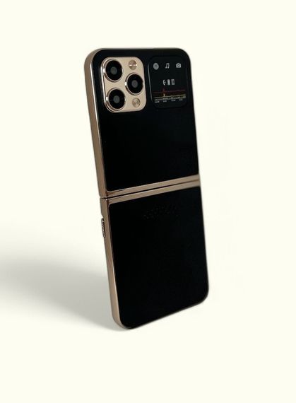 Кнопковий мобільний телефон розкладачка AIEK I16 Max на 4 сім карти Black | Зображення 1