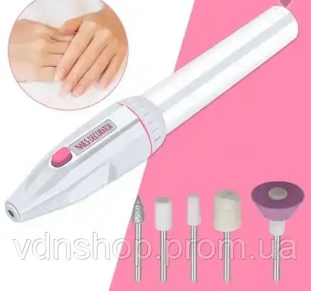 Фрезер для маникюра, набор для маникюра и педикюра Beauty 2 батарейки типа АА