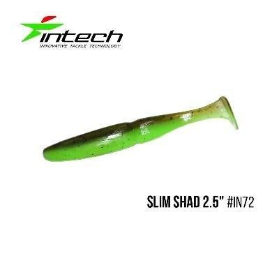 ".Приманка Intech Slim Shad 2,5"(12 шт) (IN72)