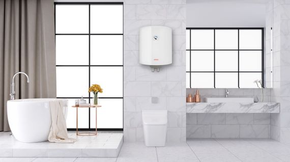 Водонагрівач Ardesto NEU NTS 50 V 1.5K EU2 50 л, 1.5 кВт, "мокрий" ТЕН, вертикальний, циліндричний, білий (4015008) | Зображення 9