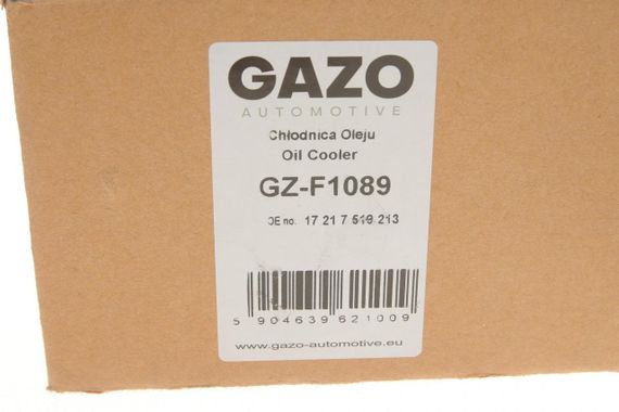 Радиатор масляный BMW 3 E90 5 F10 6 E63 X5 F15 X6 E71 04-18 B48 N20 N26 N52 N53 N55 GZ-F1089 | Зображення 3