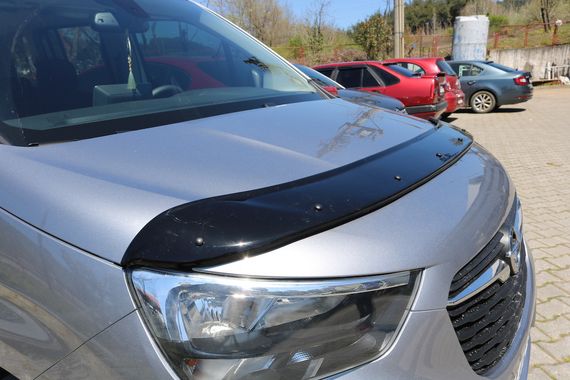 Дефлектор капоту (EuroCap) для Opel Combo 2019-2024 рр | Зображення 7