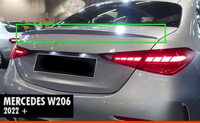 Спойлер DPT (Черный Глянец) для Mercedes C-class W206 2022- гг