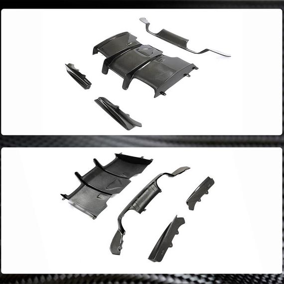 Дифузор заднього бампера V1 (для F80, Карбон) для BMW 3 серія F-30/31/34 2012-2019 рр | Зображення 3