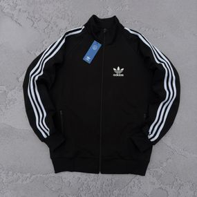 Кофта на блискавці Adidas чорна