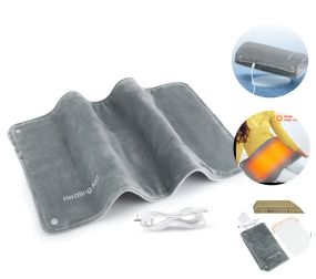 Грелка електрична Heating Pad Type-C USB 5V/2А для полегшення судом та болів у спині та шиї