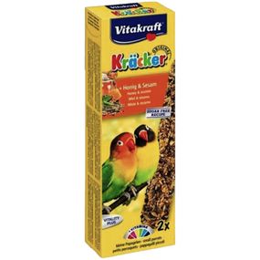 Крекери для африканських папуг Vitakraft 2 шт з медом 180 г (4008239212887)