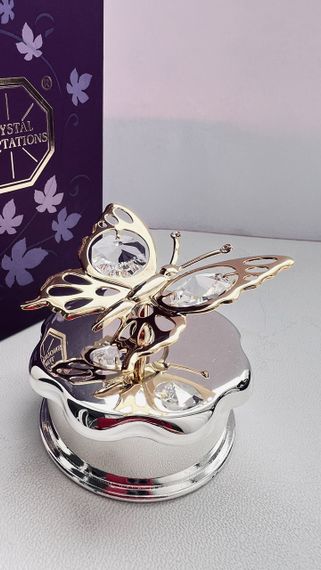 Міні-скринька зі стразами Butterfly Box 5,5 см