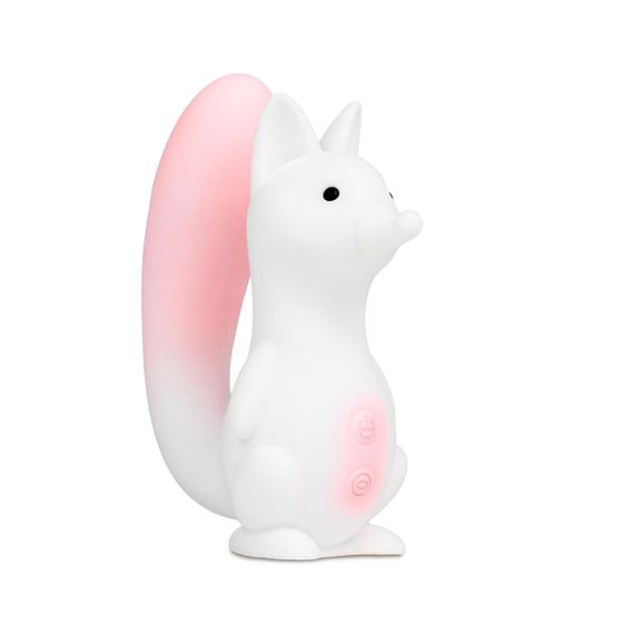Вакуумний кліторальний стимулятор - Squirrel Smart Tail App Control White Sex Aura | Зображення 1