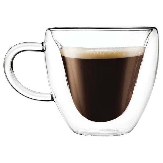 Прозрачные чашки с двойными стенками Con Brio СВ-8908-2, 2шт, Стаканы с двойными стенками 2 шт QD-39 | Зображення 3