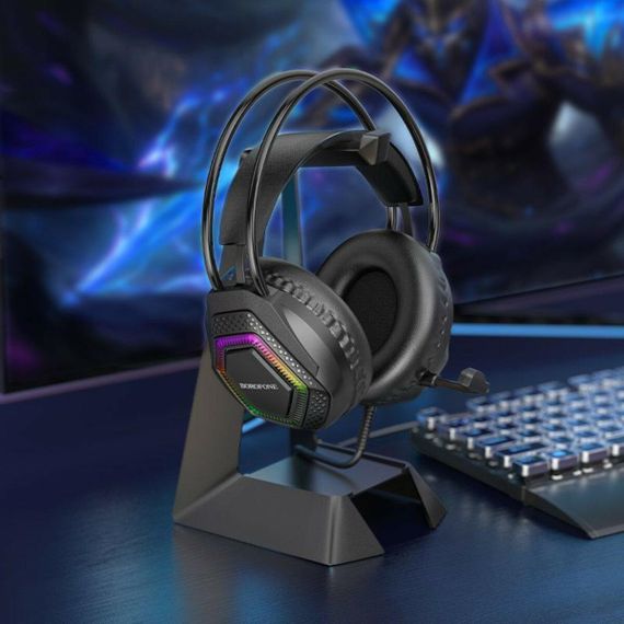 Навушники BOROFONE BO105 Thunder gaming headphones Black | Зображення 4