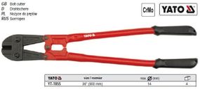 Ножиці метал ножиці до дроту l=900мм max Ø=14мм CrMo YATO-1855