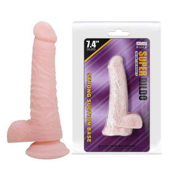 Фалоімітатор "SUPER Dildo 7.4" BW-008093N Sex Aura | Зображення 1
