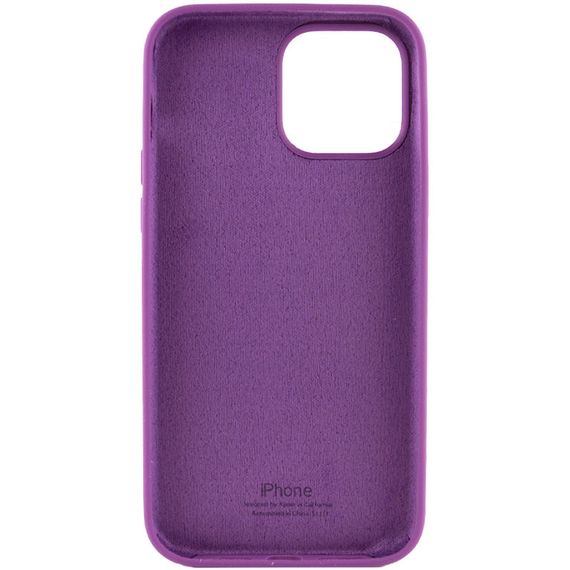 Чохол Silicone Case Full Protective (AA) для Apple iPhone 15 (6.1") Фіолетовий / Grape | Зображення 1