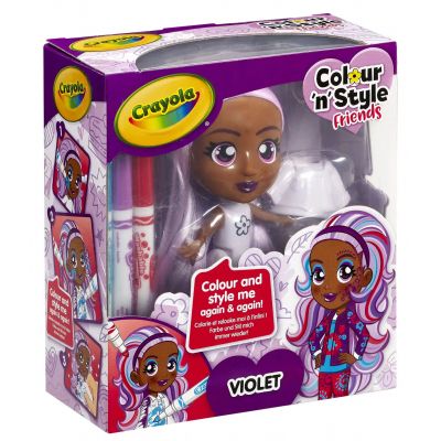 Набір для творчості Crayola Colour n Style Стильні дівчата Віолетта (918939.005) | Зображення 5