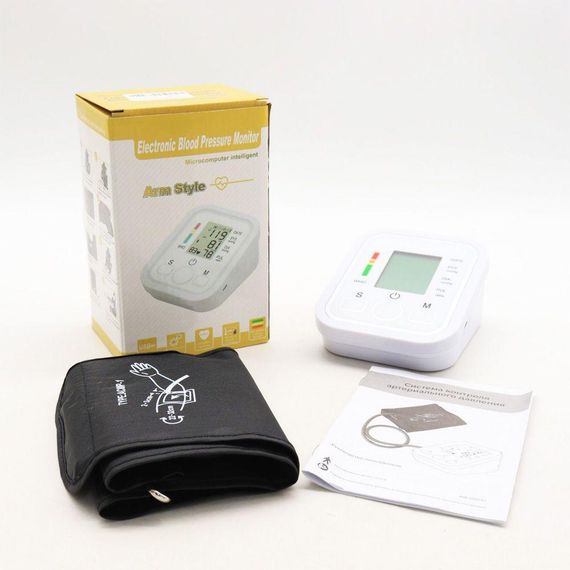 Автоматический тонометр для измерения давления и пульса, ARM Style BW-3205 / Цифровой тонометр на плече / | Зображення 9