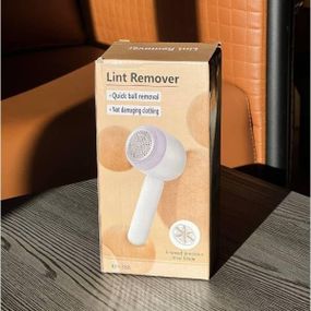 Машинка для удаления катышков аккумуляторная с дисплеем Белая