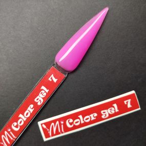 Наклейка на типсу (палитру) для геля Mi Color №07 (9 x 55 мм)