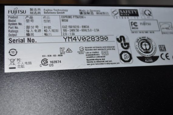 Комп'ютер Fujitsu Esprimo P756 E90 Tower / Intel Core i5-6500 (4 ядра по 3,2 - 3,6 ГГц) / 16 ГБ DDR4 / 240 ГБ SSD / nVidia GeForce GTX 745, 2 ГБ GDDR3, 128-біт / DVD-ROM / Windows 11 Pro б/в | Зображення 7