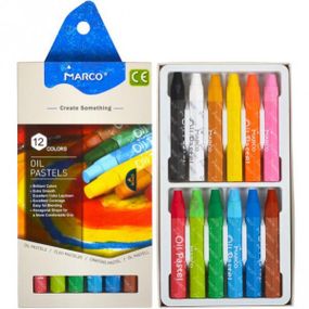 Пастель масляная Marco 4800OP-12CB 12 цветов