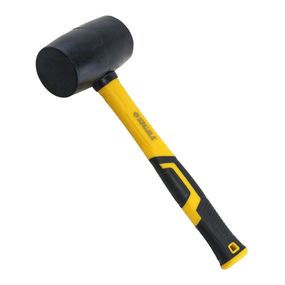 Киянка резиновая Sigma 450 г фибергласовая рукоятка. черная (4317361)