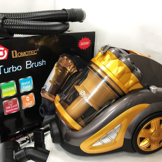 Пилосос для сухого прибирання з турбощіткою Domotec MS-4408 3600 Вт без мішка колбовий циклонний для дому контейнерний | Зображення 7