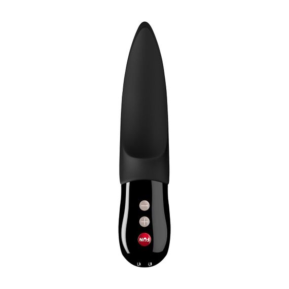 Вибратор для клитора Fun Factory VOLTA black, гибкий двойной кончик Sex Aura | Зображення 2