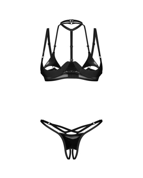 Комплект Obsessive Rolleya 2-pcs crotchless set L/XL Sex Aura | Зображення 3