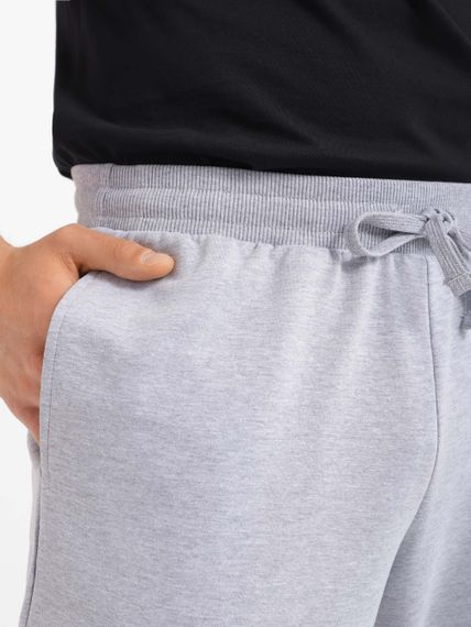 Штани чоловічі джоггери спортивні сірий меланж, XL | Зображення 2