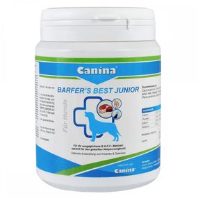 Вітамінно-мінеральний комплекс Canina Barfers Best Junior для молодих собак, яких годують натуральним кормом, 850 г