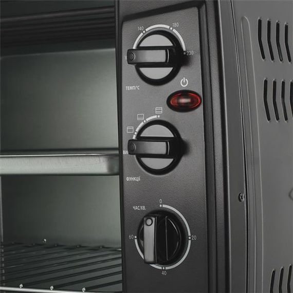 Електрична піч VILGRAND VEO650-14. Колір: чорний | Зображення 2