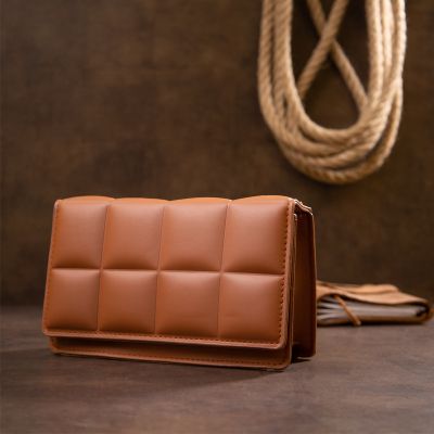 Сумка Vintage Горизонтальна м&apos;яка зі шкірозамінника Коричнева (sale_14909) | Зображення 3