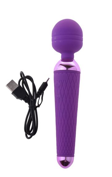 Вибромассажер Purple point 20 режимов вибрации фиолетовый Sex Aura | Зображення 5