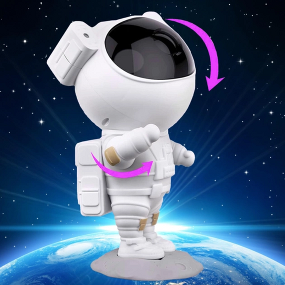 Проектор лазерний Astronaut, Ночник лампа 8 режимів   знижка