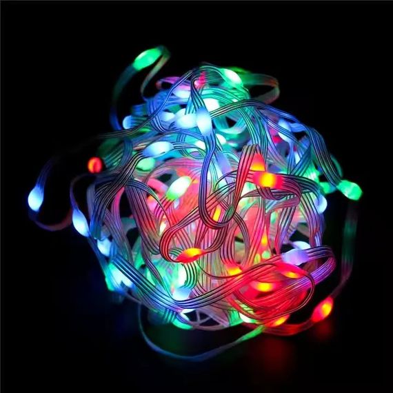 Розумна гірлянда USB 20м з Bluetooth+Пульт Кольорова / Смарт гірлянда RGB / Світлодіодна стрічка XPRO (234574716_501) | Зображення 3