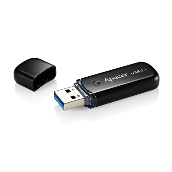 USB флеш накопичувач Apacer 32GB AH355 Black USB 3.0 (AP32GAH355B-1) | Зображення 2