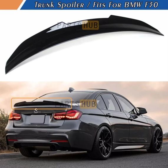 Спойлер накладка на багажник. Антикрило BMW F30 F35 F80 PSM | Зображення 3