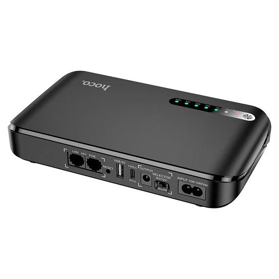 Источник бесперебойного питания Hoco DB62 Smart Mini UPS для роутеров 5V/9V/12V 20000 mAh | Зображення 1