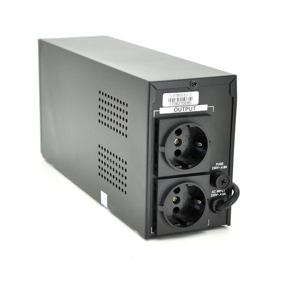 ДБЖ Ritar E-RTM500 (300W) ELF-D, LCD, AVR, 2st, 2xSCHUKO socket, 1x12V7Ah, metal Case. Q4 (370*130*210) 4.8 кг (310*85*140) | Зображення 1