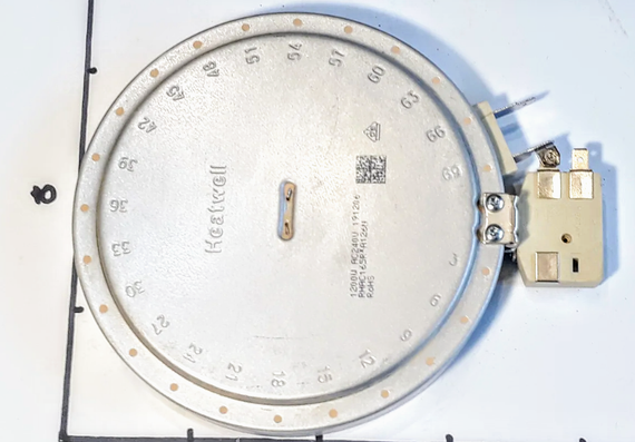 Электроконфорка D165/1200W/2 конт. для стеклокерамических поверхностей | Зображення 1