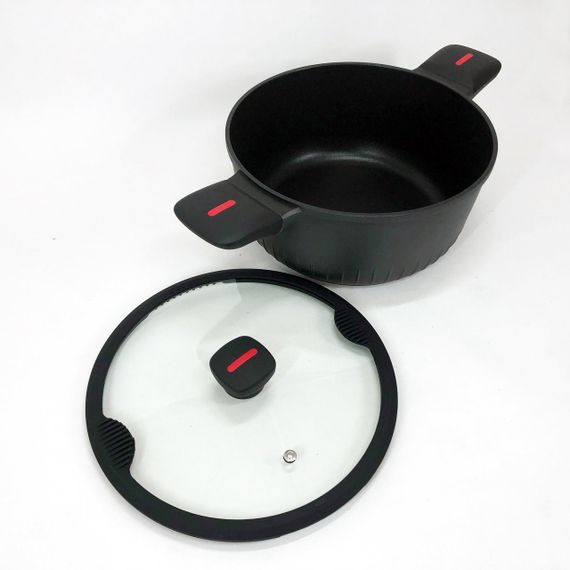 Каструля Magio MG-1171 Лита антипригарна 5л 24 см CK-60 | Зображення 2