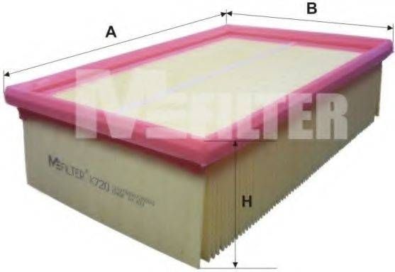 Фільтр повітряний Peugeot 307 (вир-во M-filter) MFILTER K720 на PEUGEOT 307 (3A/C)