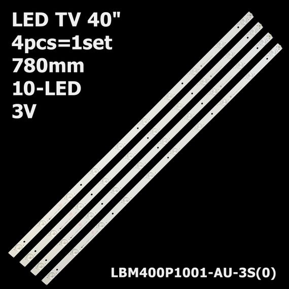 LED підсвітка TV 40" inch 780mm 10-led 3V SAMSUNG_2014CHI396_3228_10 LM41-00109J LM41-00105A 4шт.