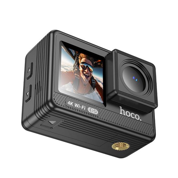 Екшн-камера Hoco DV102 4K anti-shake sports Black | Зображення 5