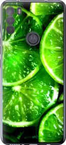 Чохол на Motorola G50 Зелені часточки лимона "852u-2354-2448"