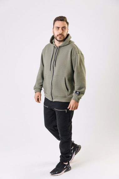 Зіп Худі унісекс МА (01) олива | Зображення 6